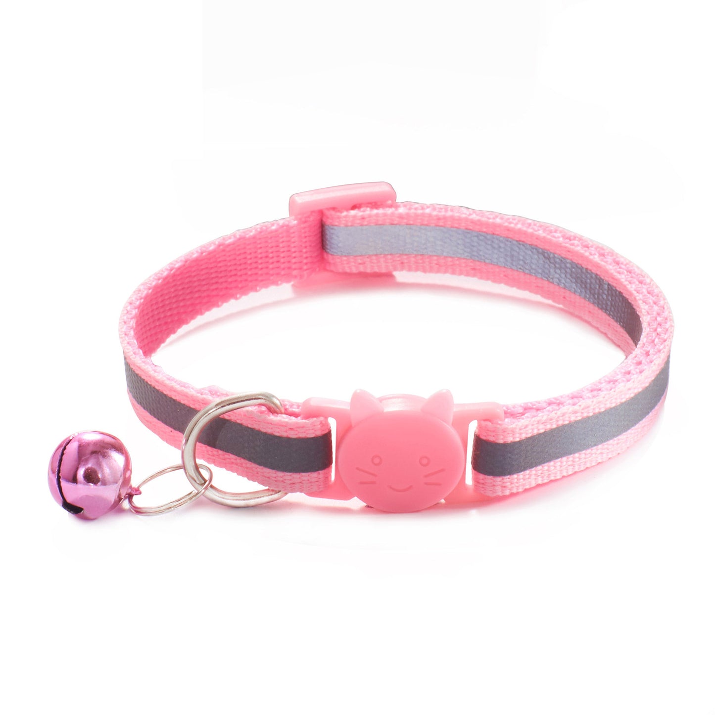 Colorful Reflective Cat & Dog Safety Clasp Collar Cat Collar Pet Cat Bell