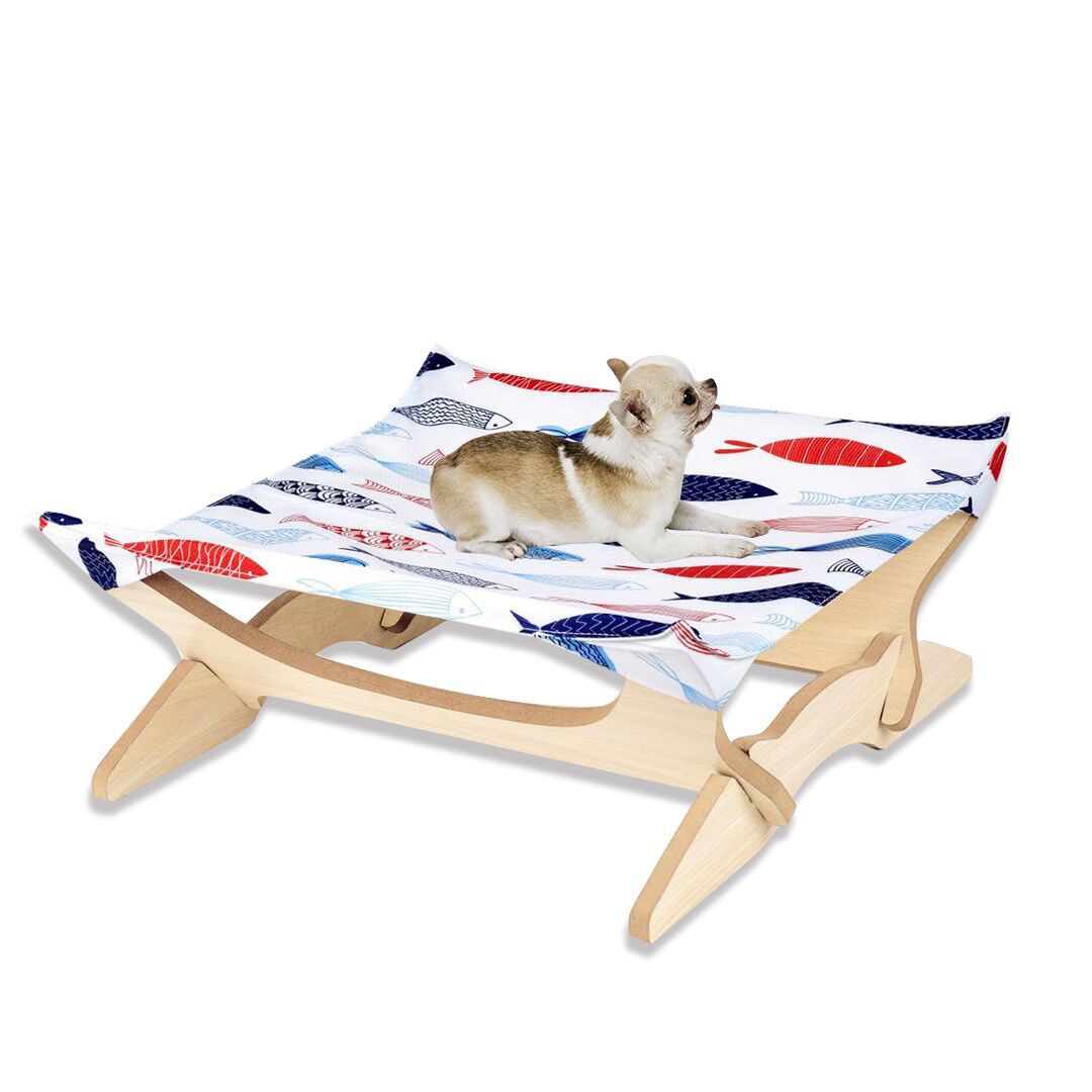 Pet Wooden Cat Hammock Cat Hanging Basket Cat Four Seasons Multi color Hanging Nest Cat Hammock Cat Bed