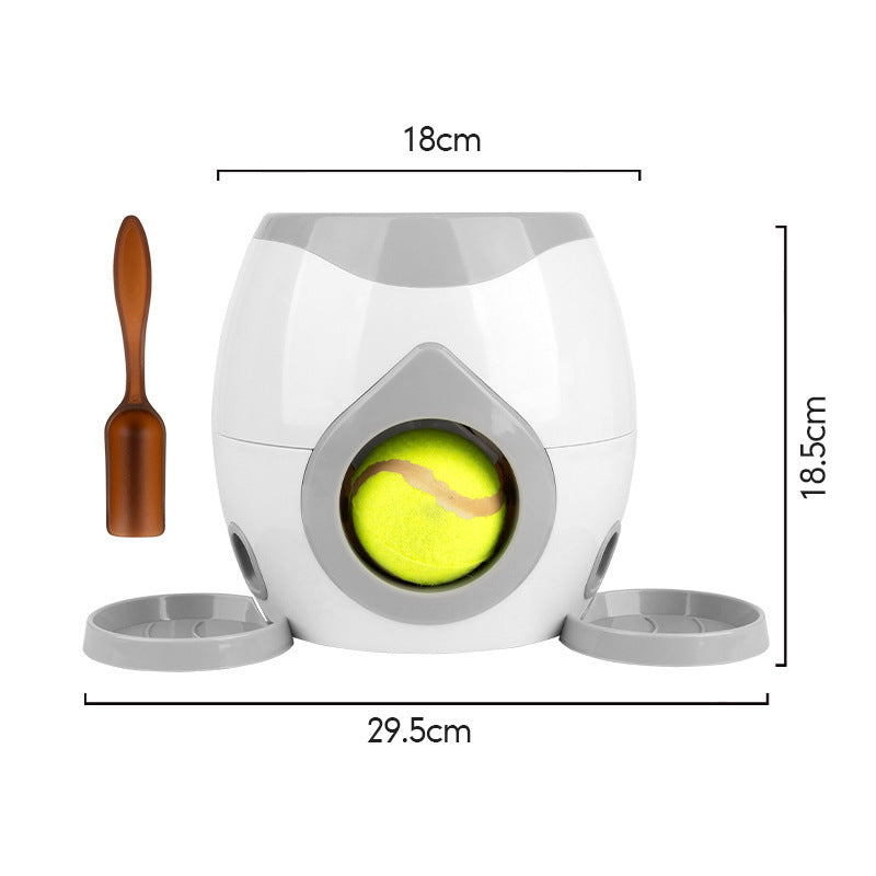 Smart Fetch & Treat Dog Toy – 2-in-1 Feeder & Ball Launcher