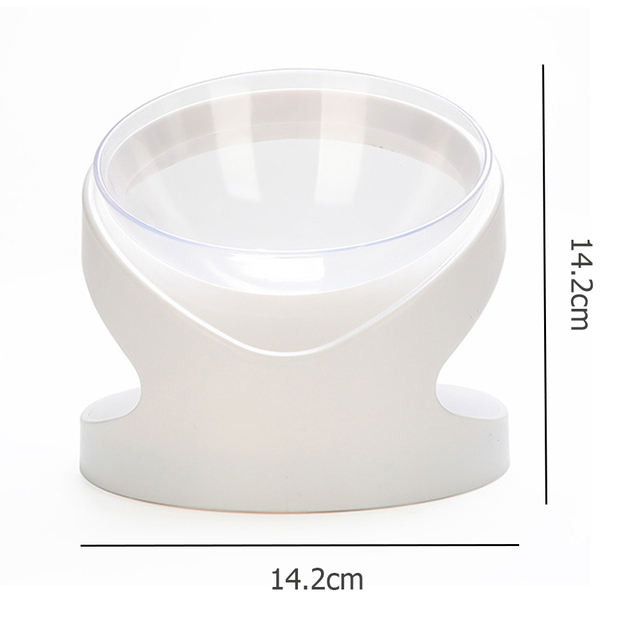 Ergonomic Tilted Cat Bowl – Protects Neck & Spine
