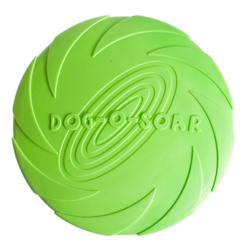Soft Rubber Dog Frisbee – 22cm Durable, Lightweight & Gentle on Teeth