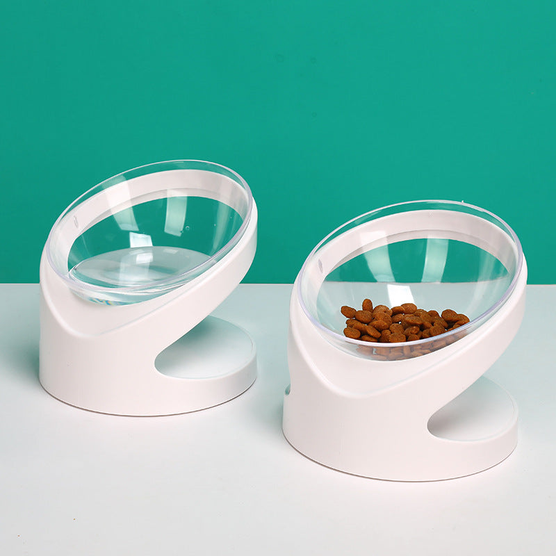 Ergonomic Tilted Cat Bowl – Protects Neck & Spine