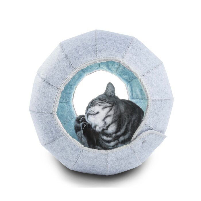 7-in-1 Foldable Breathable Cat Bed & Tunnel Cave – 4 Colors