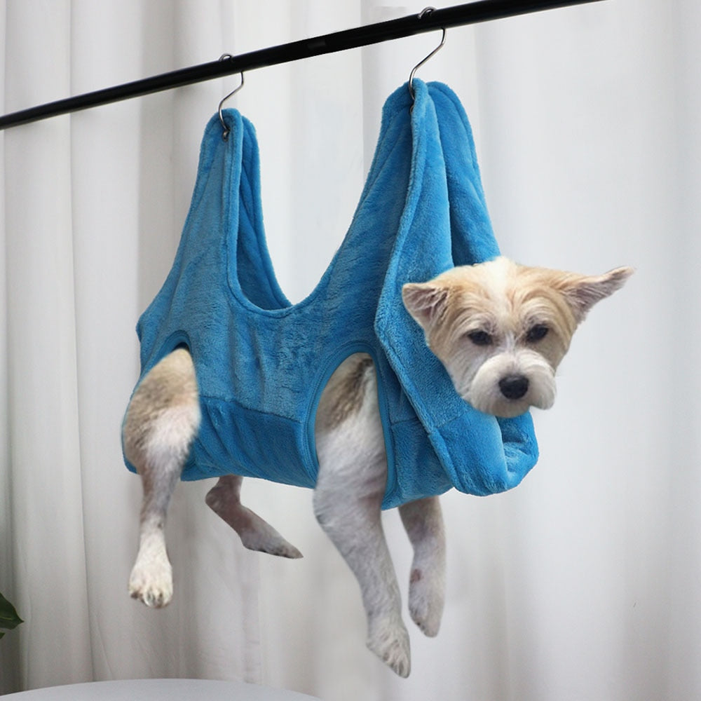 Pet Grooming Hammock Helper for Cats & Small Dogs - Nail Trimming, Bathing, and Restraint Bag