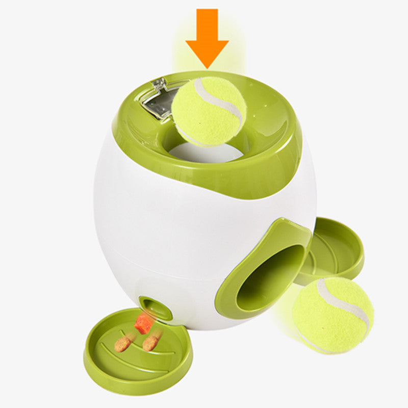 Smart Fetch & Treat Dog Toy – 2-in-1 Feeder & Ball Launcher