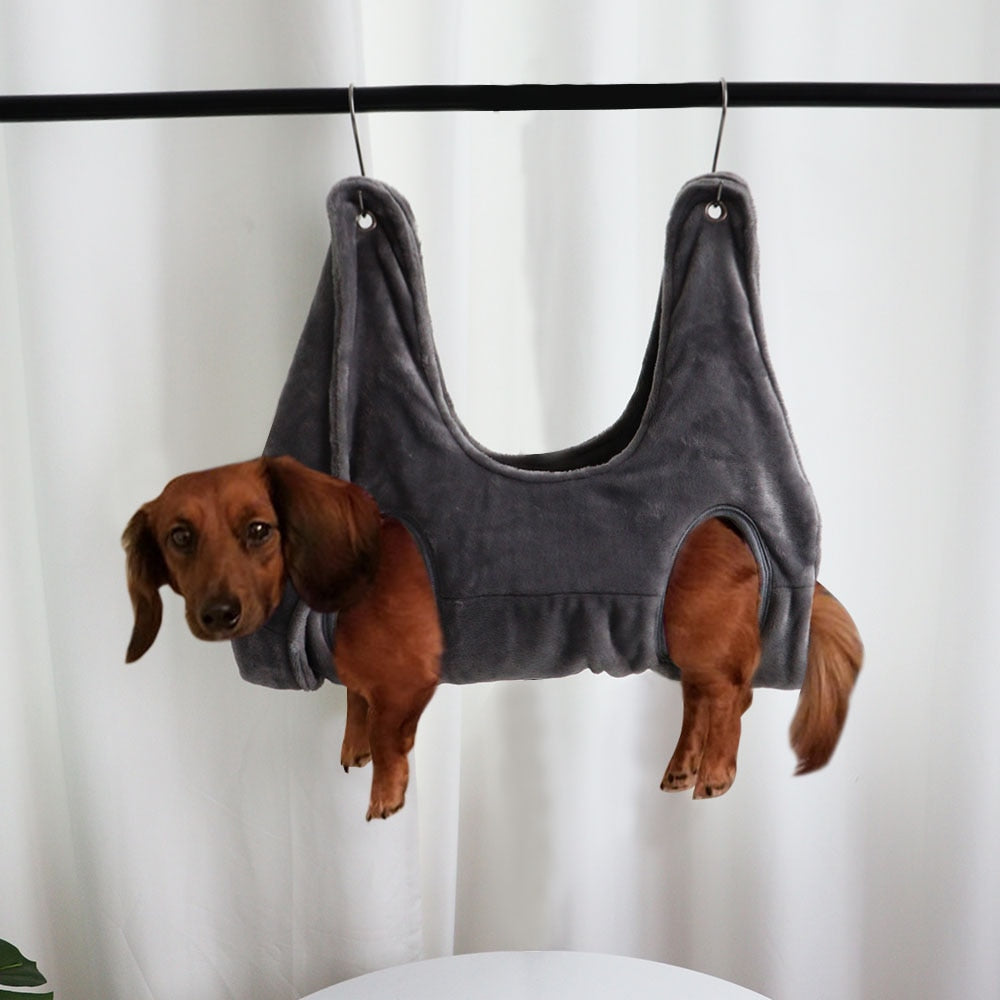 Pet Grooming Hammock Helper for Cats & Small Dogs - Nail Trimming, Bathing, and Restraint Bag