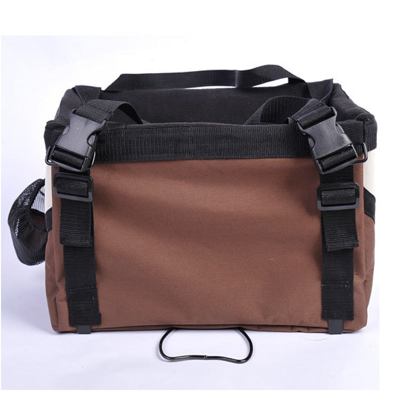 Portable Pet Bicycle Carrier Basket for Small Dogs and Cats