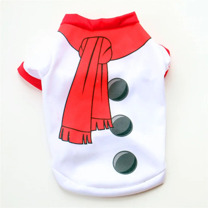 Holiday Dog Clothes - Cotton Pet Outfits for Small to Large Dogs
