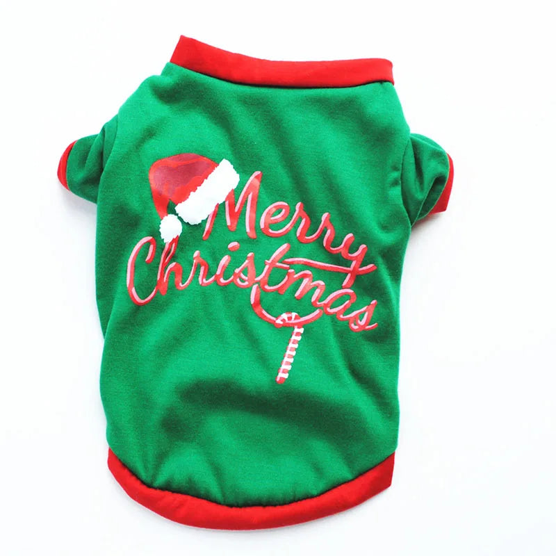Holiday Dog Clothes - Cotton Pet Outfits for Small to Large Dogs