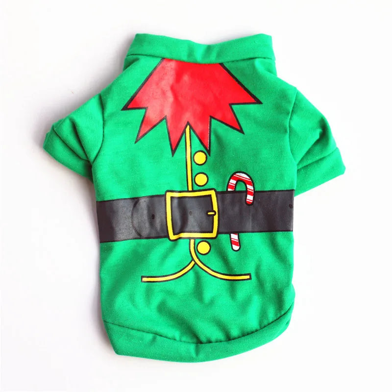 Holiday Dog Clothes - Cotton Pet Outfits for Small to Large Dogs