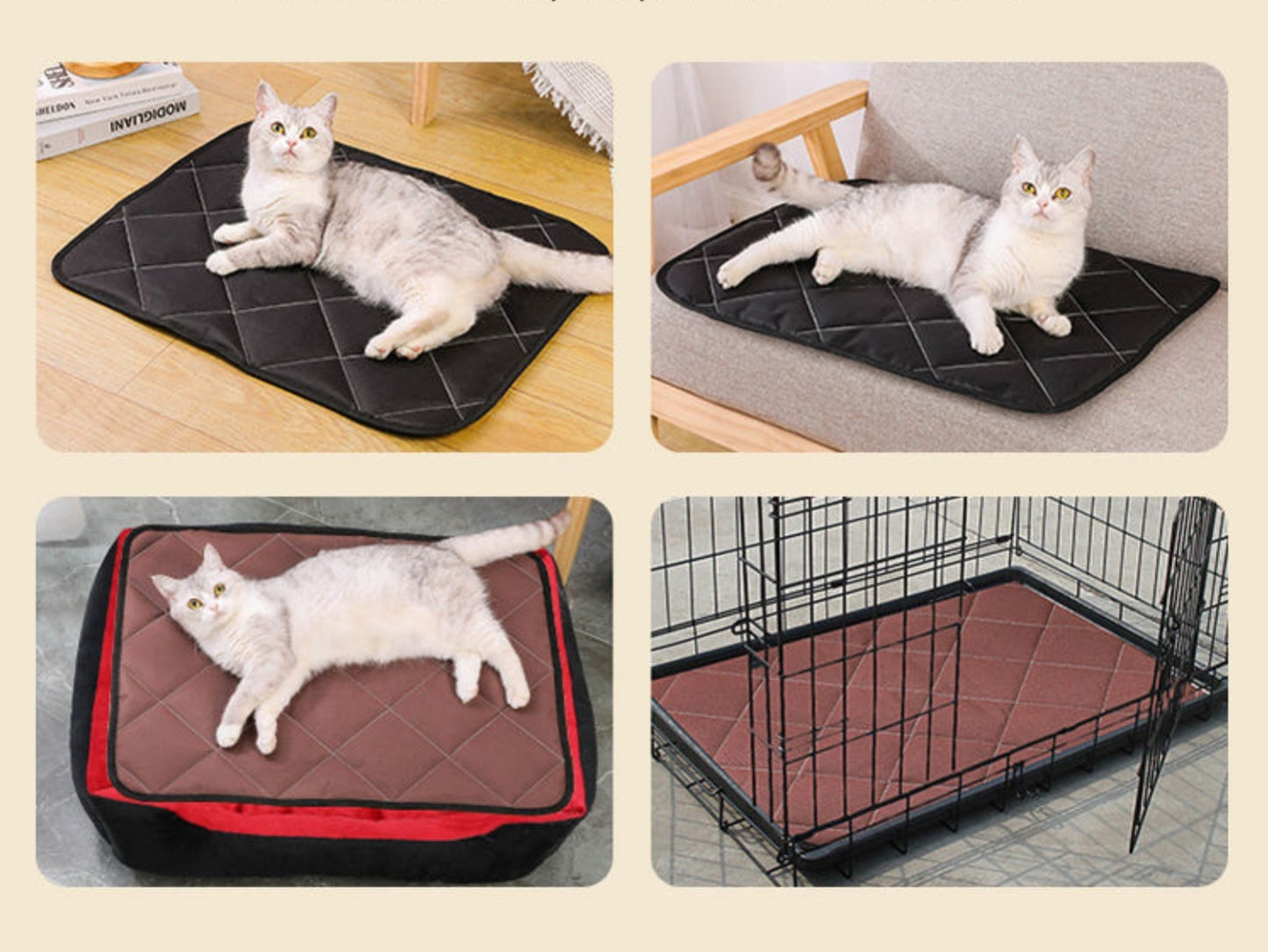 Dog Bed Cover Anti Tearing and Biting Pet Blanket for Couch Sofa Bed Mat Anti-Slip Dog Mat Pet Pad