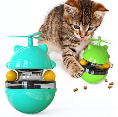 Interactive Cat Windmill Slow Feeder & Treat Dispenser