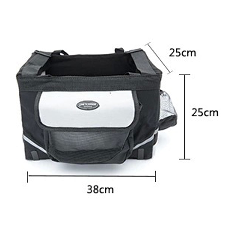 Portable Pet Bicycle Carrier Basket for Small Dogs and Cats