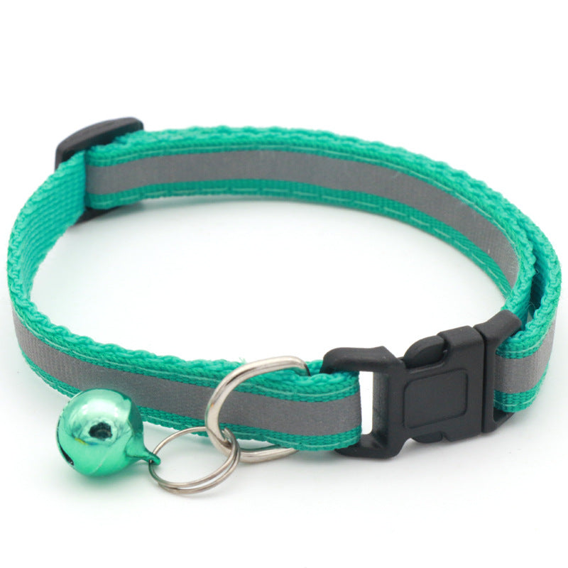 Reflective Cat & Dog Collar with Bell | 14 Colors Available