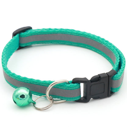 Reflective Cat & Dog Collar with Bell | 14 Colors Available