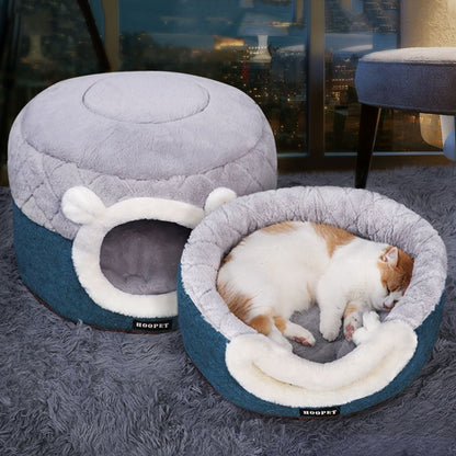 2 in 1 Cat Bed House Soft Plush Puppy Cushion Small Dogs Cats Nest l Sleeping Pet Dog Bed Pet Cubby