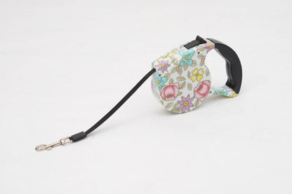 Automatic Retractable Leash – 5M | Cute Pastel Designs for Small Dogs &amp; Cats