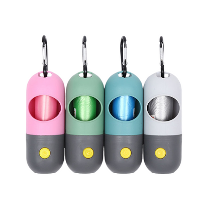 Multi-Functional LED Pet Waste Bag Dispenser - Comes in 5 Colors