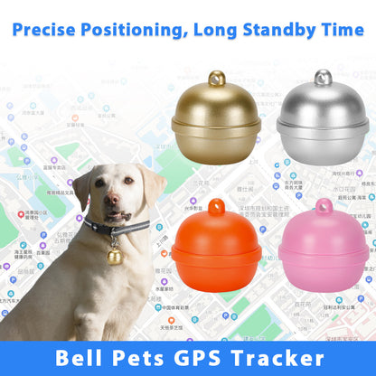 Cats & Dogs Waterproof Tracker Bell With Collar with Anti-Loss Bell For Pets