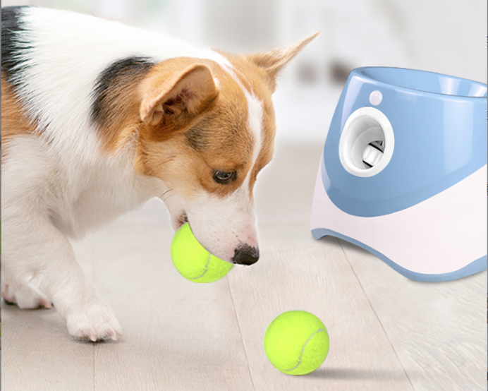 Durable Electric Interactive Mini Tennis Ball Launcher for Dog Training and Fetch Play