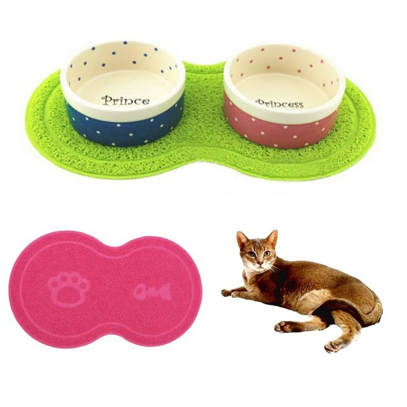 Adorable Cloud-Shaped Pet Feeding Mat – Non-Slip &amp; Easy to Clean