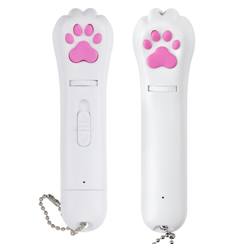 LED Projection Cat Claw Funny Cat Stick USB Charging Cat Supplies Multi-Pattern Six-In-One Infraredh