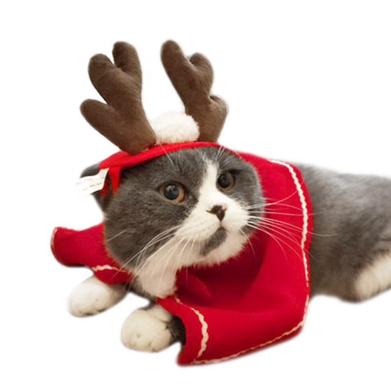 Holiday Pet Accessories Set for Dogs & Cats – 8 Cute Designs with Hats, Scarves, Capes, Cloaks & Headbands