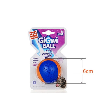 HOOPET Squeaky Rubber Dog Ball – Bouncy, Floating, & Durable Chew Toy