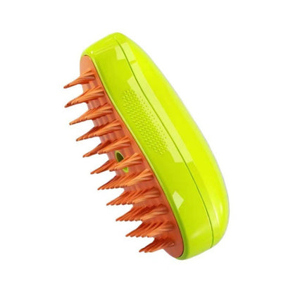 3-in-1 Electric Pet Grooming Brush with Sprayer and Massage Function