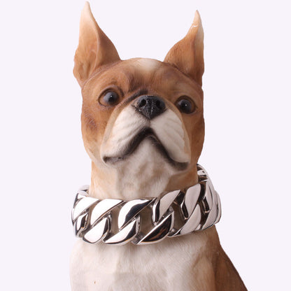 Stainless Steel Dog Collar Dog Necklace Gold Dog Chain Fierce Dog Bully Pet Dog Chain