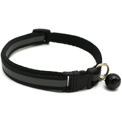 Reflective Cat & Dog Collar with Bell | 14 Colors Available