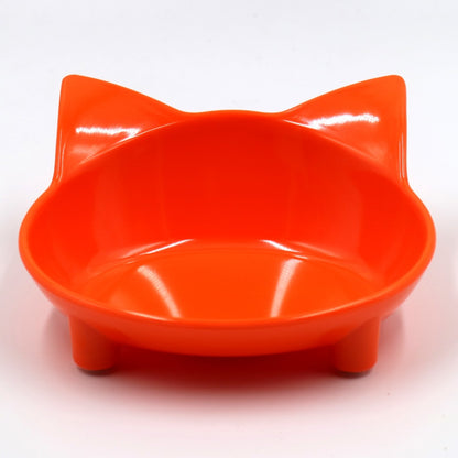 Pet Bowl Melamine Non Slip Cute Cat Color Bowls - Food Bowls Pet