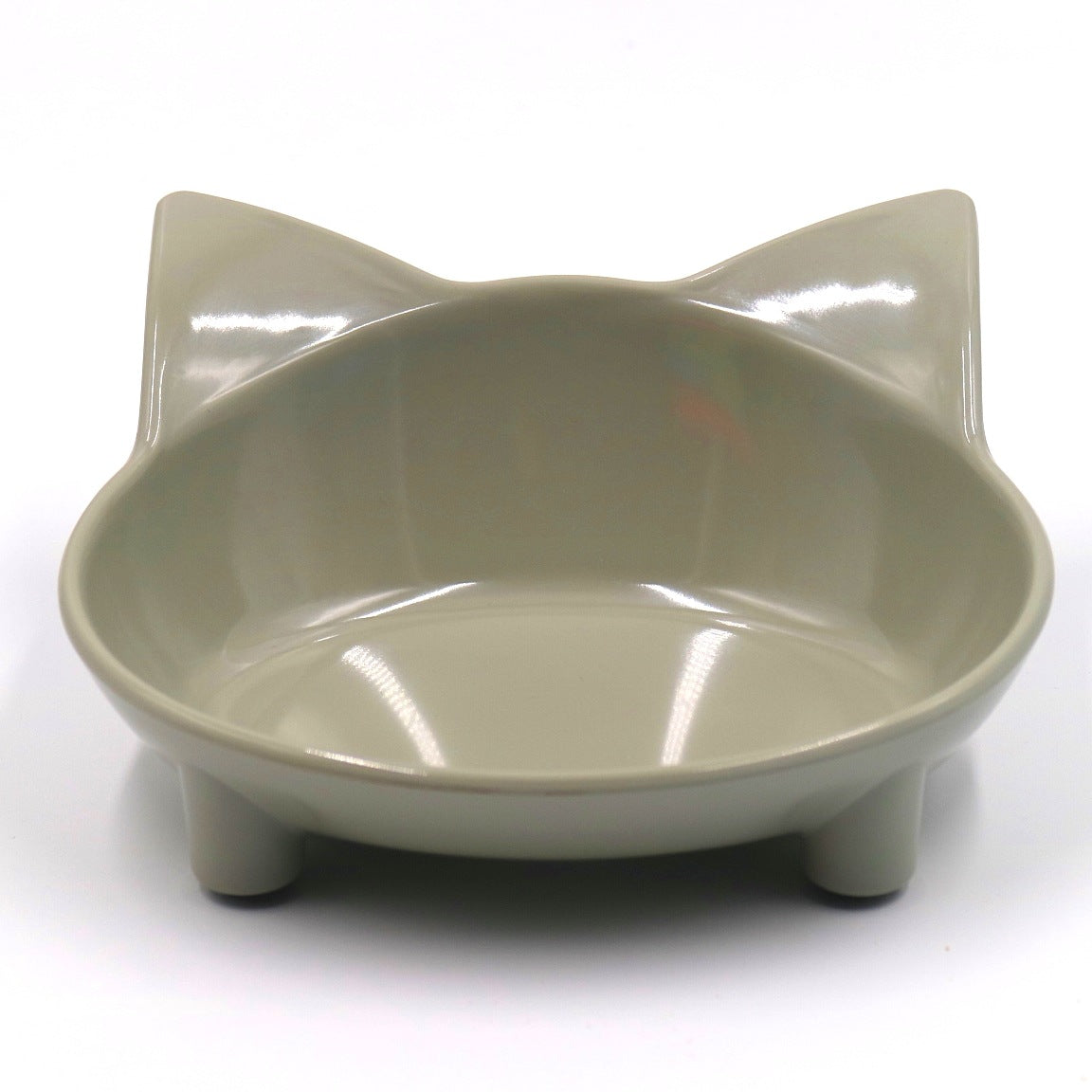 Pet Bowl Melamine Non Slip Cute Cat Color Bowls - Food Bowls Pet