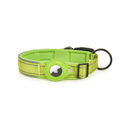 Pet Locator Dog Collar for Apple AirTag – Tracking & Anti-Loss