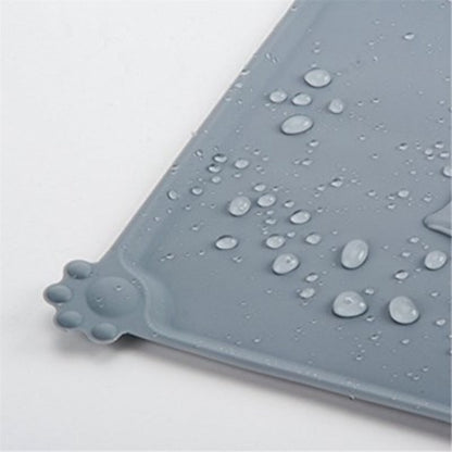 Waterproof Silicone Pet Mat for Pets Feeding Bowls and Water Fountains