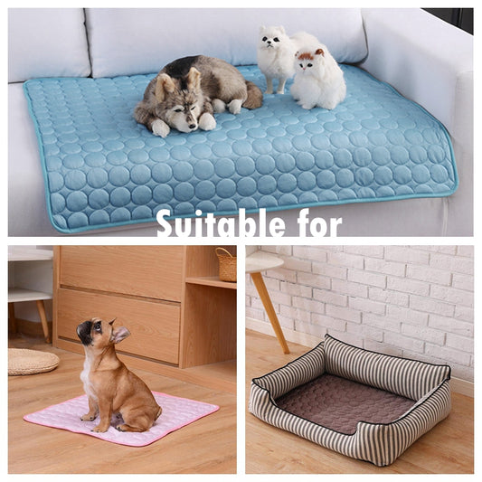 Dog Cooling Summer Pad-Mat For Dogs-Cat - Sofa-Car- Blanket Pet Dog Washable