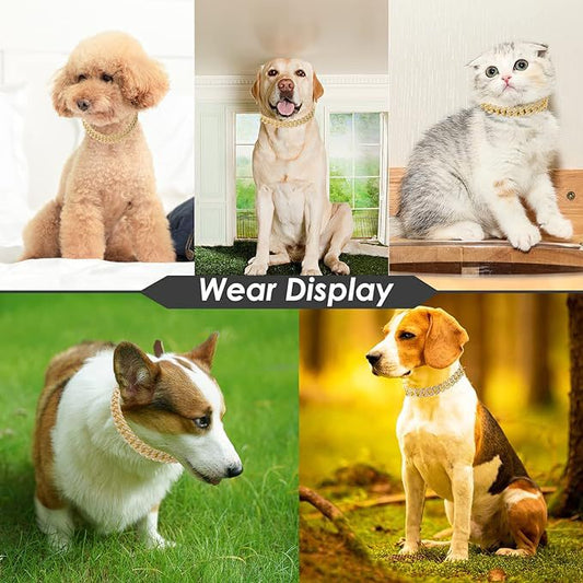 Cuban Link Chain Pet Collar