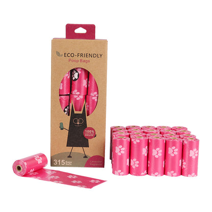 Degradable Dog Poop Bags with Dispenser | 15 Bags per Roll