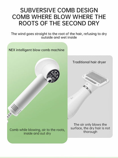 Intelligent Pet Hair Dryer – Silent, Safe Blow & Comb for Dogs & Cats