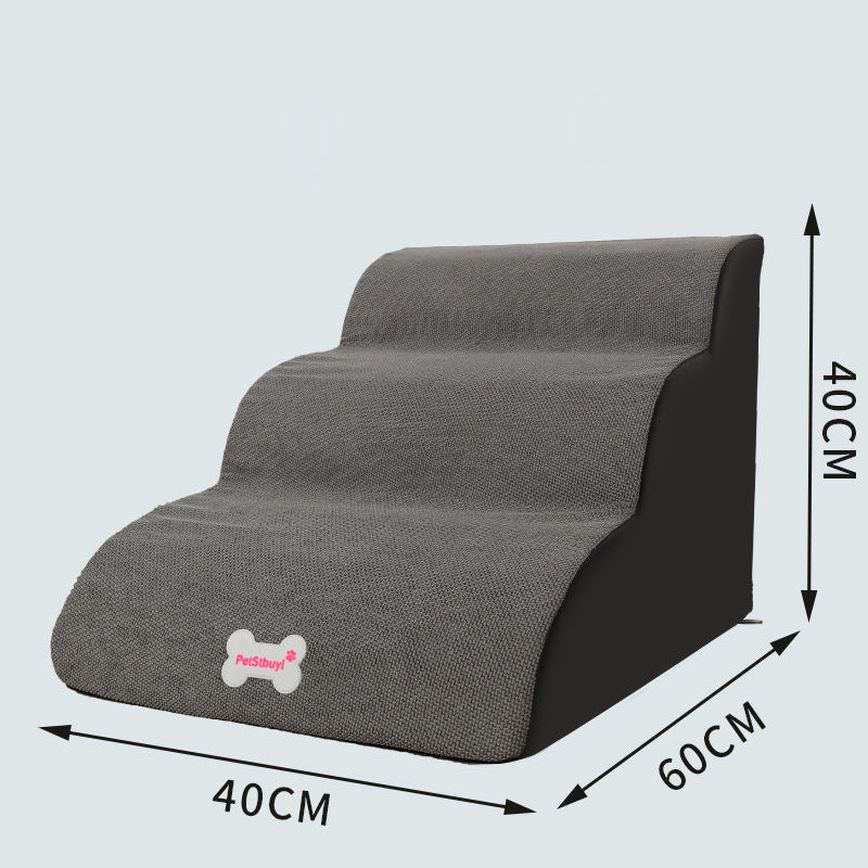 Product Title: Soft Washable Dog Ramp Stairs – 2 or 3 Steps, Multiple Colors