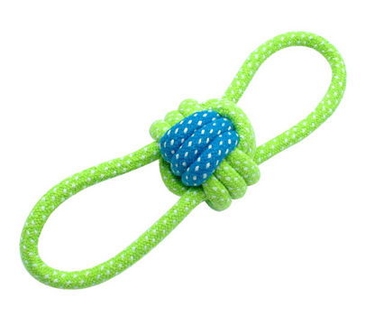 Cotton Rope Dog Toy for Chewing, Tug, and Toss Games – Dental Health Helper