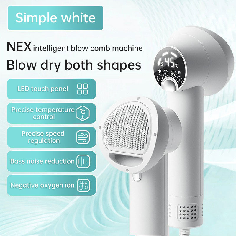 Intelligent Pet Hair Dryer – Silent, Safe Blow & Comb for Dogs & Cats