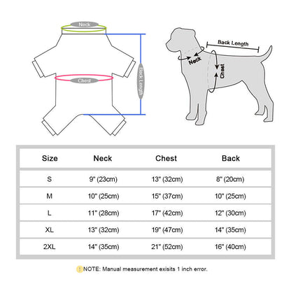 Warm Dog Clothes with Leash Ring – Winter Coat for Medium to Extra Large Dogs