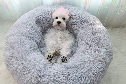 Super fluffy Long Plush Bed For Pets-Cats-Dogs