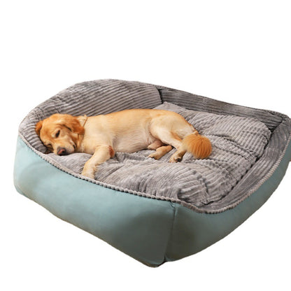 Dog Bed Large Dog Winter Warm Pet Mat Golden Hair Pet Winter Sofa Dog Cushion Four Seasons Universal Dog Bed