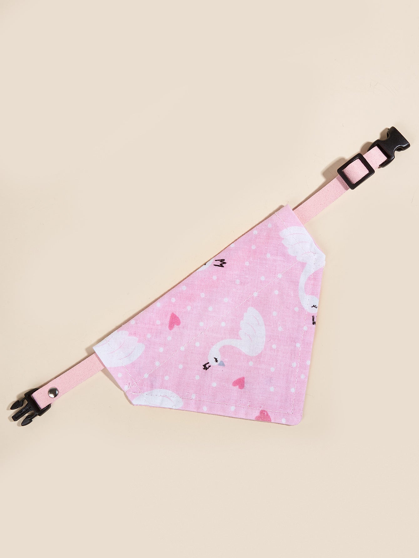 Pet Bandana-Pineapple print, pink swan, and pink with blue flowers Pet Collar