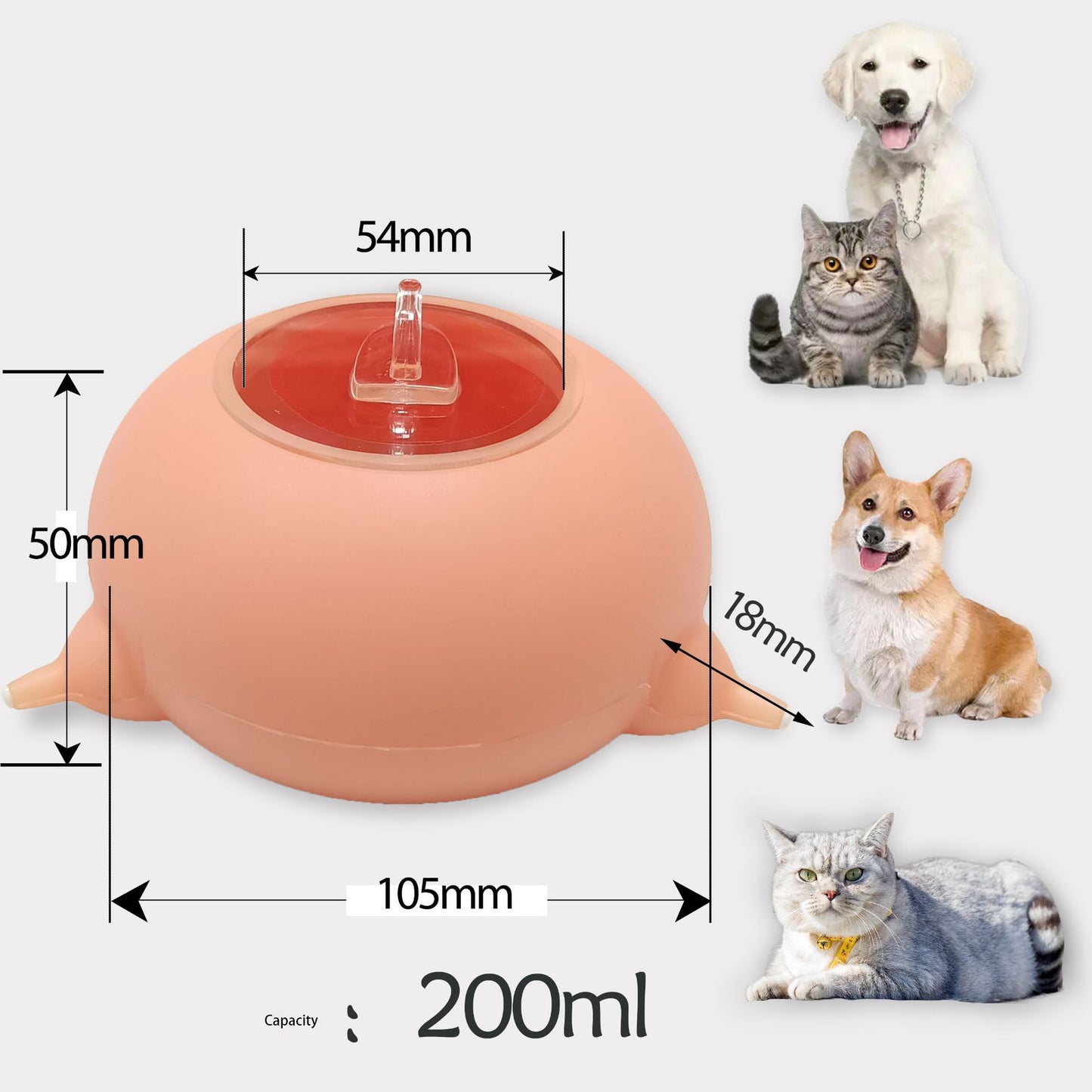 Bionic Silicone Automatic Feeding Bottle for new born kittens & puppies – Pet Milk and Feeding Solution with Pacifier Design