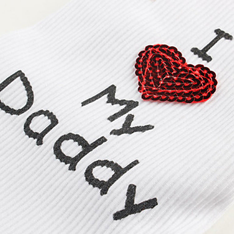 I Love My Daddy - Cotton Pet Tank Top - Wife Beater – Cute & Comfy