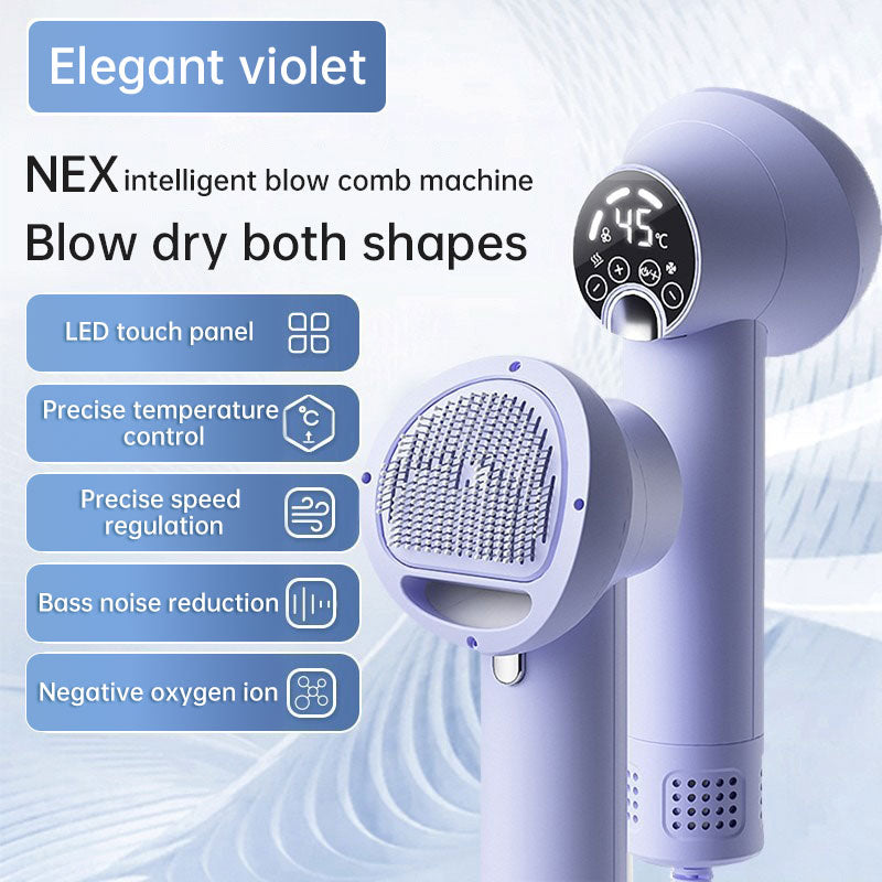 Intelligent Pet Hair Dryer – Silent, Safe Blow & Comb for Dogs & Cats