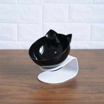 Pet Bowls Cat Food Water Feeder Pet Drinking Dish Feeder stand